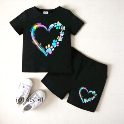 B-006 গেঞ্জি এবং প্যান্ট সহ মেয়ে বাবু